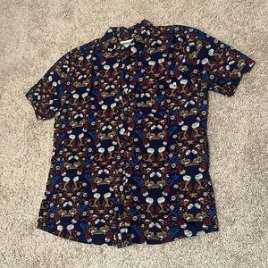 Brooklyn Industries Printed Button Down Shirt